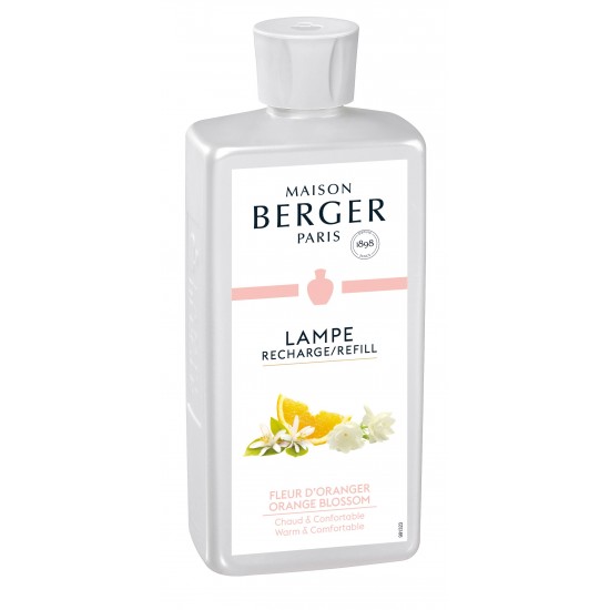 Maison Berger - Recharge Lampe Berger 500 ml - Fleur d'Oranger